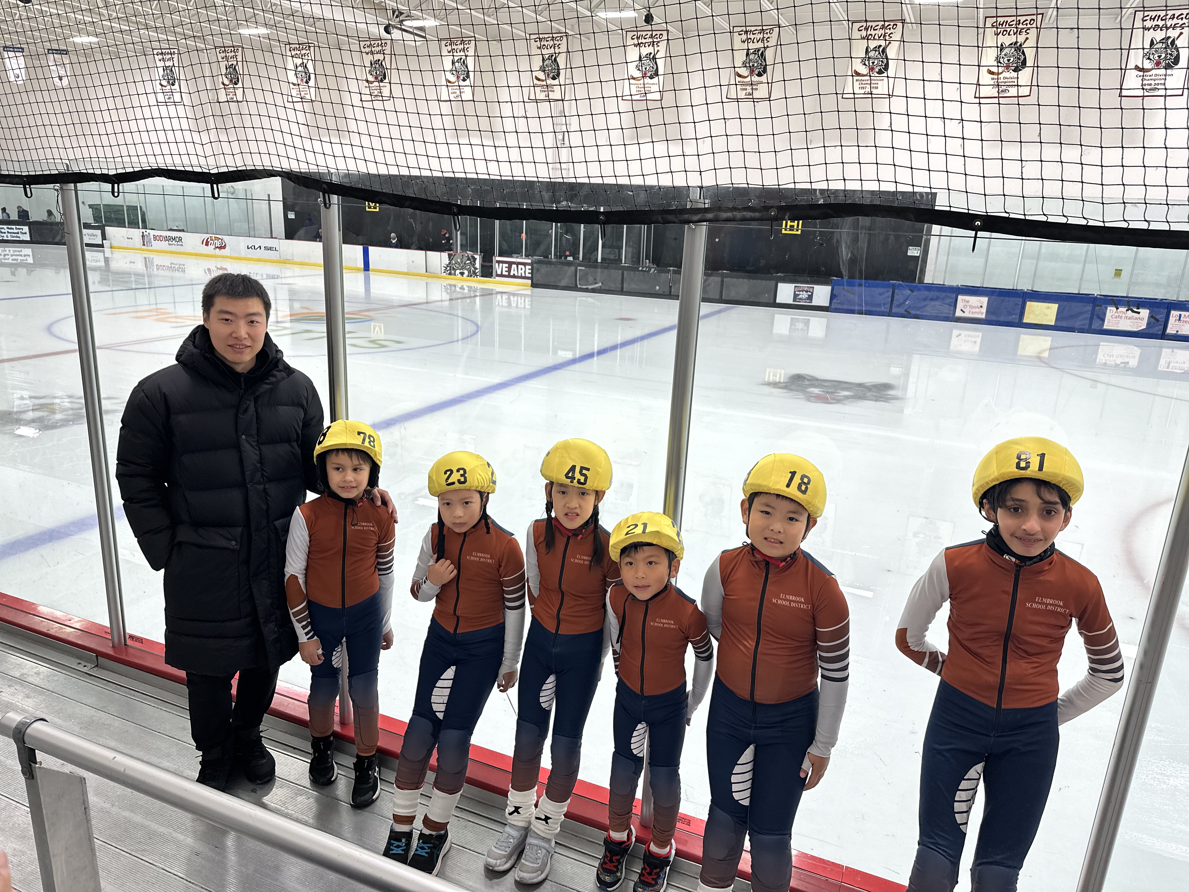 Elmbrook Speedskaters at 2023 Silver Skates Competition